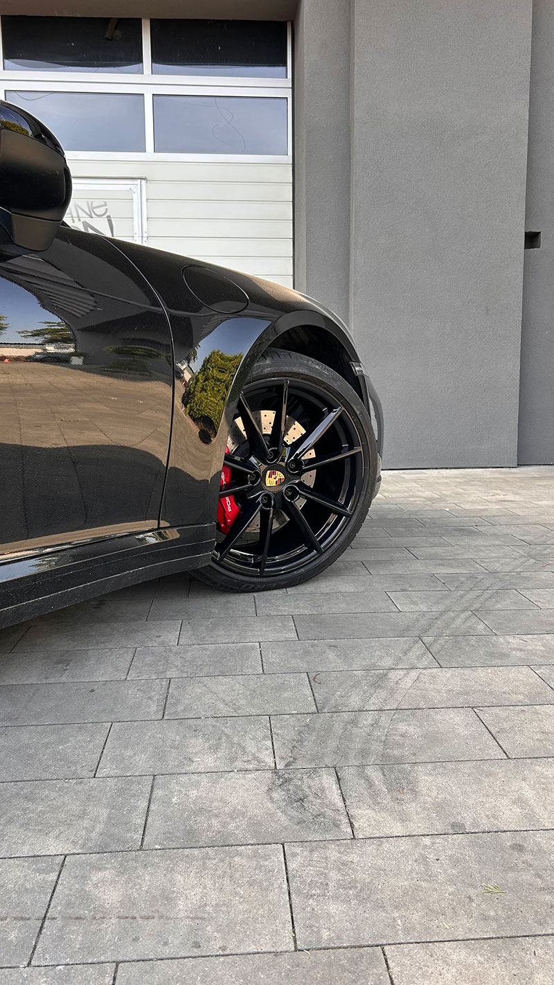 Mlowanie felg Porsche w Warszawie