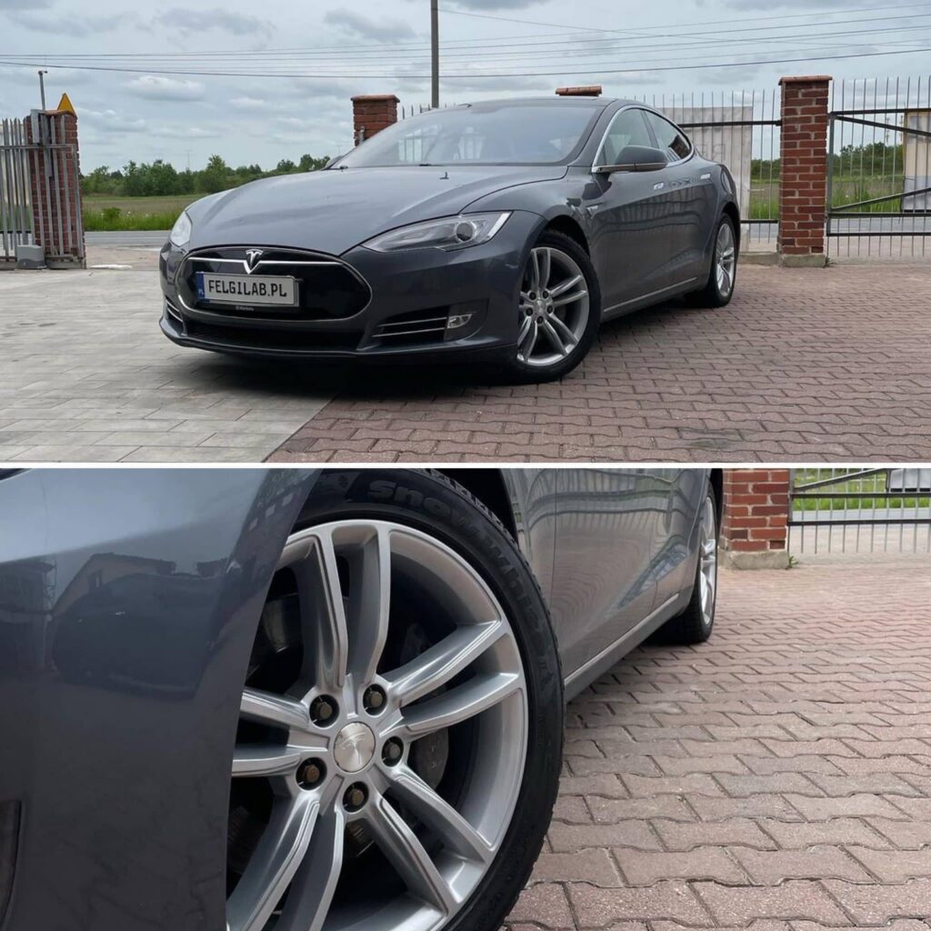 renowacja felg tesla
